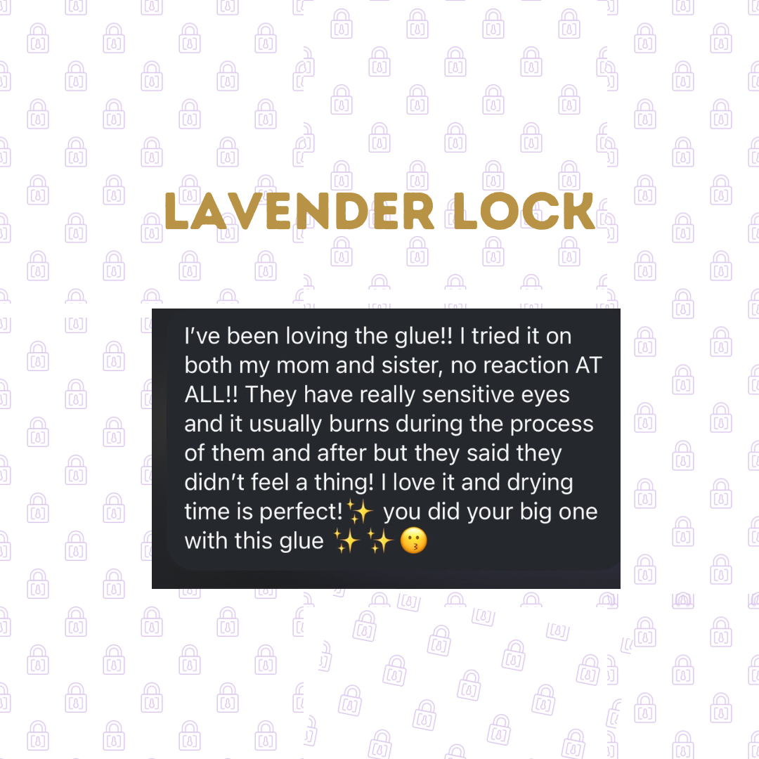 Lavender Lock Adhesive