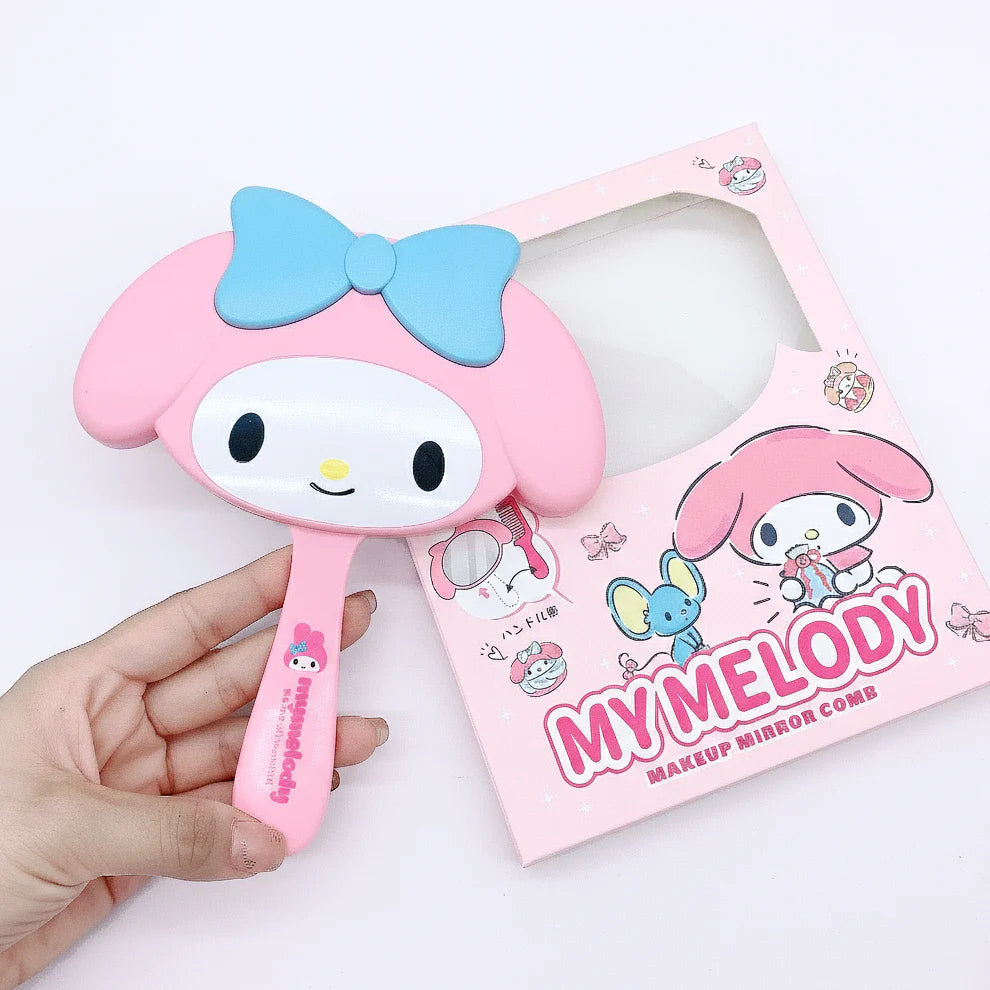 Sanrio Mirror + Comb Vanity Set