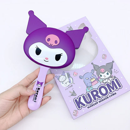 Sanrio Mirror + Comb Vanity Set