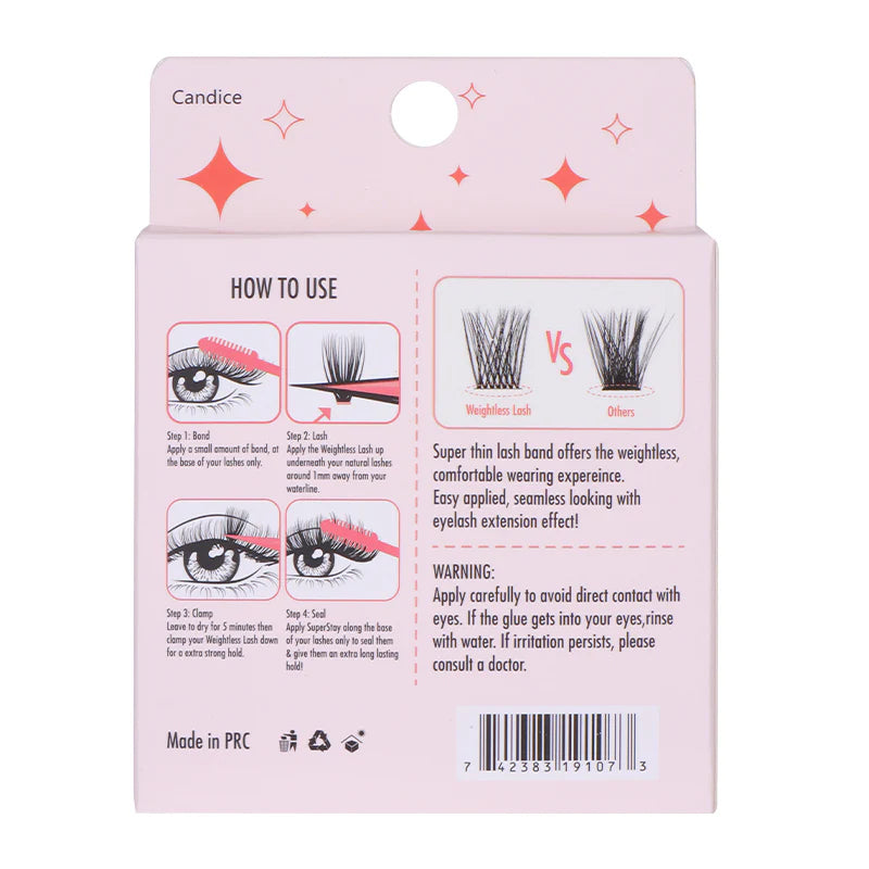 Feral Edge Weightless Lash Extensions Clusters