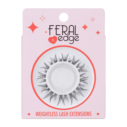 Feral Edge Weightless Lash Extensions Clusters
