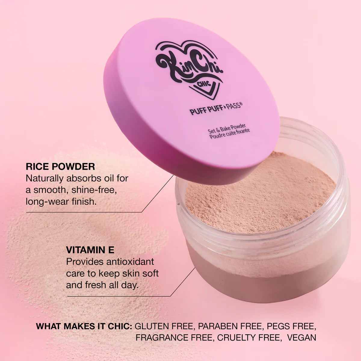 KIMCHICHIC PUFF PUFF PASS SET & BAKE POWDER