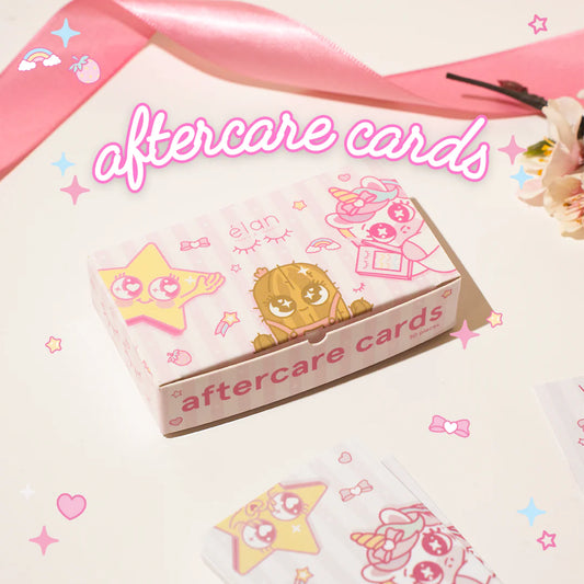 Lash Aftercare Cards Elan Beaute