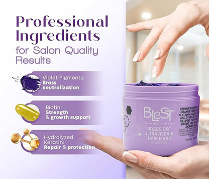 Blest Brass Off Ultra Repair Hair Mask