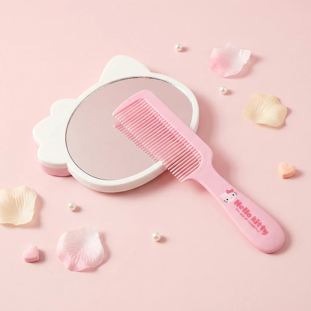 Sanrio Mirror + Comb Vanity Set