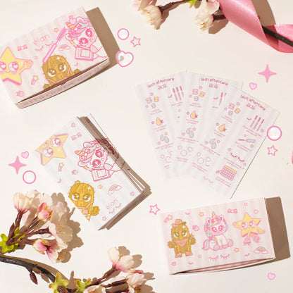 Lash Aftercare Cards Elan Beaute