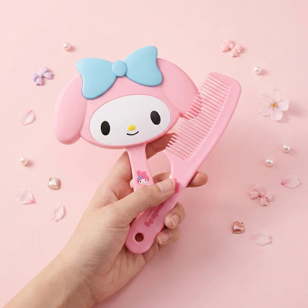 Sanrio Mirror + Comb Vanity Set