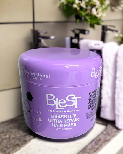 Blest Brass Off Ultra Repair Hair Mask