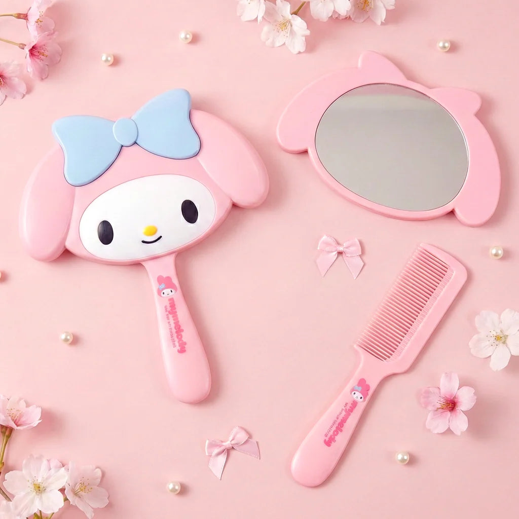 Sanrio Mirror + Comb Vanity Set
