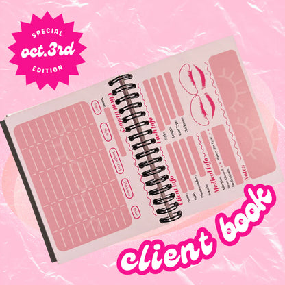 LIMITED EDITION* Elan Beaute client info COMPOSITION BOOK