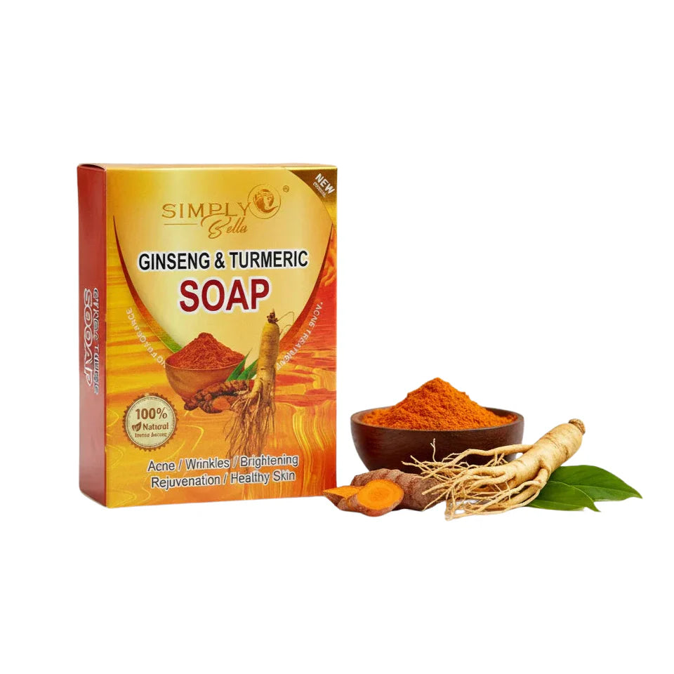Simply Bella Ginseng & Turmeric Soap 100% Natural