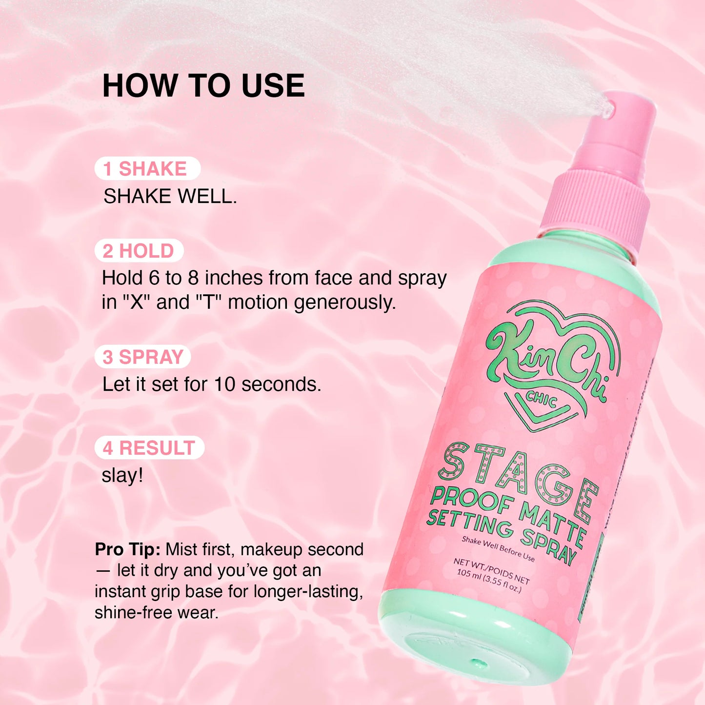KIMCHICHIC STAGE PROOF MATTE SETTING SPRAY